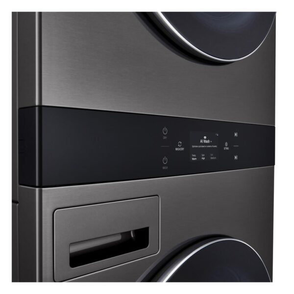 Centre de buanderie frontal LG 27’’, Wi-Fi, Black stainless - WKEX300HBA – Image 4