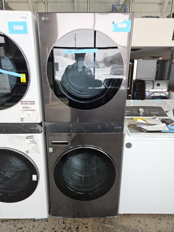 Centre de buanderie frontal LG 27’’, Wi-Fi, Black stainless - WKEX300HBA – Image 6