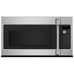 Micro-onde à hotte intégrée Café – 30", 1,7 pi³, convection, 300 CFM, inox - CVM517P2RS1