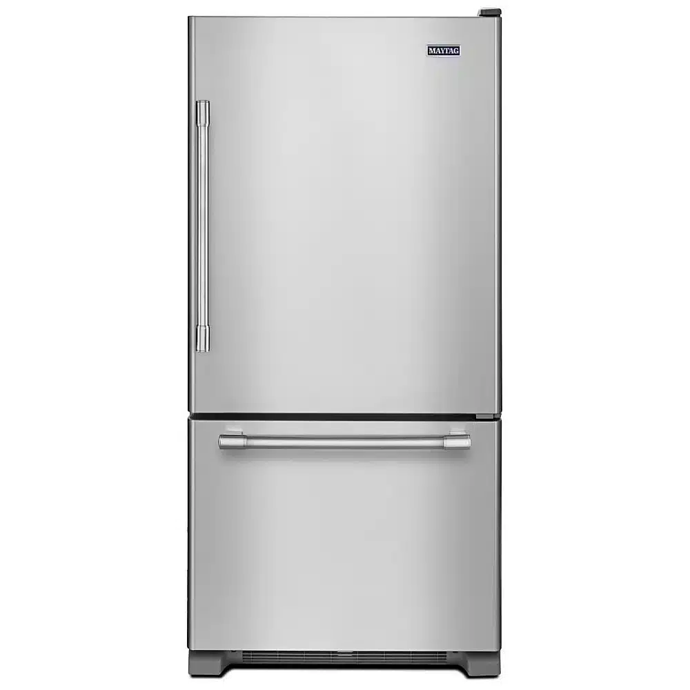 Réfrigérateur Maytag à congélateur en bas – 30″, 19 pi³, Inox - MBR1957FEZ