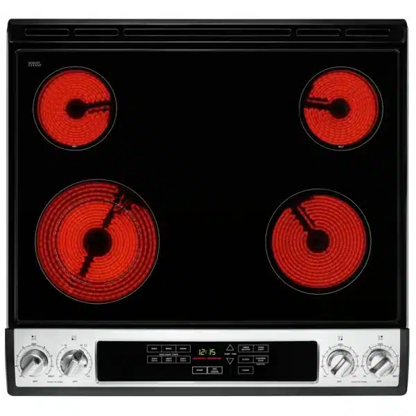 Cuisinière électrique Amana , 4.8 cu. 3,000 Watts - YAES6603SFS – Image 2