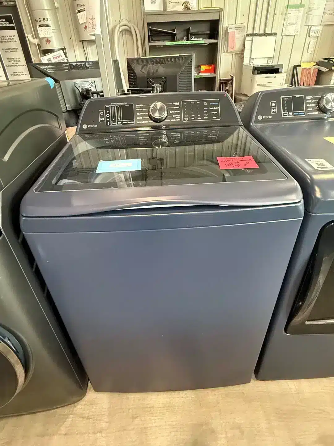 Combo GE Profile Laveuse 6.0 pi³ et Sécheuse 7.3 pi³, Acier Ardoise, Ultra Connectées - PTW900BPTRS & PTD90EBMTRS – Image 2