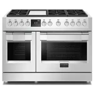 Cuisinière Fulgor Milano bi-énergie – 7,1 pi³ – Acier inoxydable – F6PDF486GS1