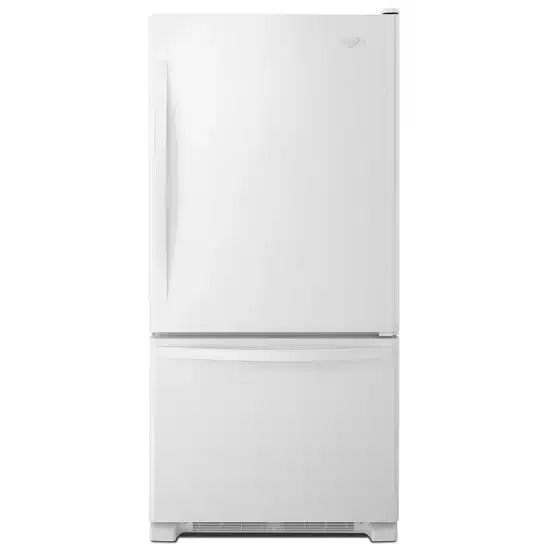 Réfrigérateur Whirlpool à congélateur inférieur – 18,7 pi³ – Blanc – WRB329DFBW