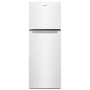 Whirlpool refrigerator, 24 inch top freezer, compact fridge white, freezer top- WRT313CZLW