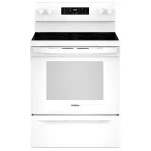 Cuisinière Whirlpool 30 po – 5,3 pi³ – Blanc – YWFES5030RW