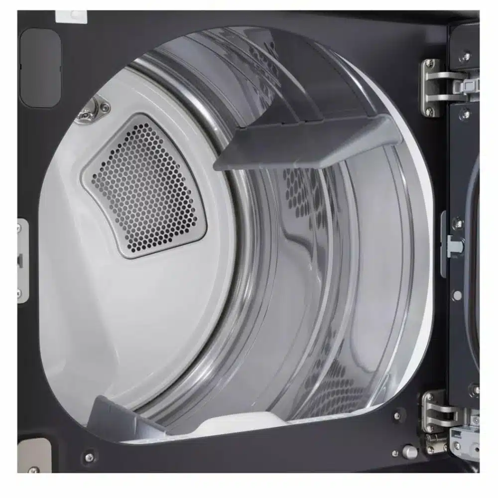 Ensemble laveuse & sécheuse LG – 27", 6,3 pi³ / 7,3 pi³, Wi-Fi, impeller, noir – WT8600CB & DLEX8600BE – Image 9