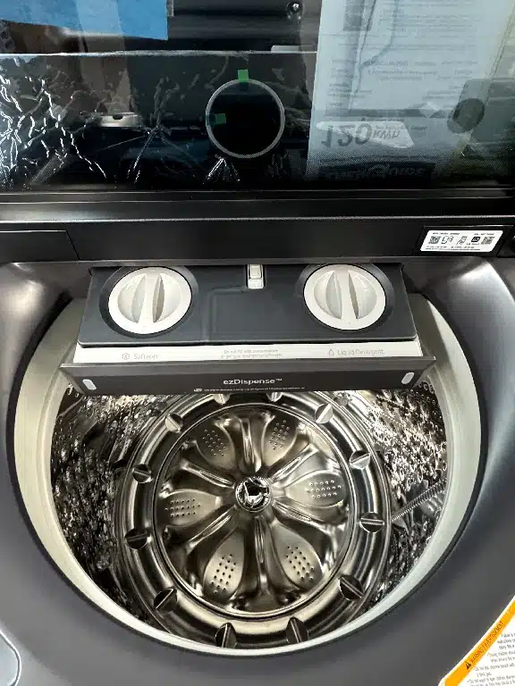 Ensemble laveuse & sécheuse LG – 27", 6,3 pi³ / 7,3 pi³, Wi-Fi, impeller, noir – WT8600CB & DLEX8600BE – Image 12