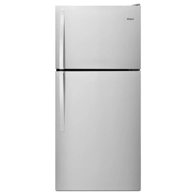 Réfrigérateur à congélateur supérieur Whirlpool – 30 pouces, Acier inoxydable – WRT318FZDM