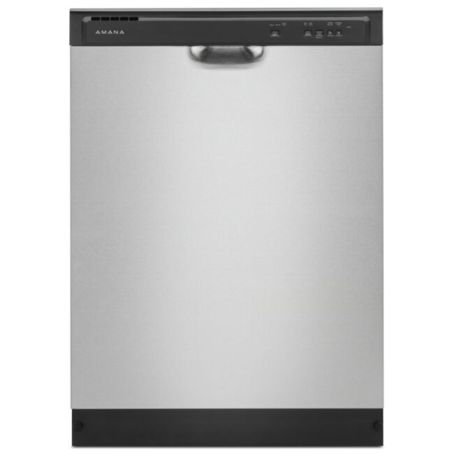 Lave-vaisselle Amana – 24 pouces, 59 dB, Acier inoxydable – ADB1400AMS