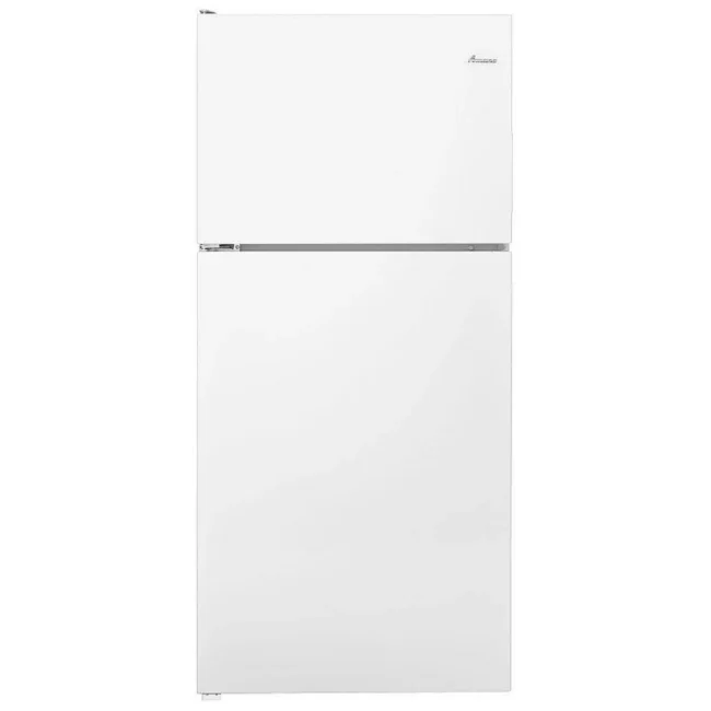 Réfrigérateur à congélateur supérieur Amana, 30 pouce largeur, couleur Blanc - ART318FFDW