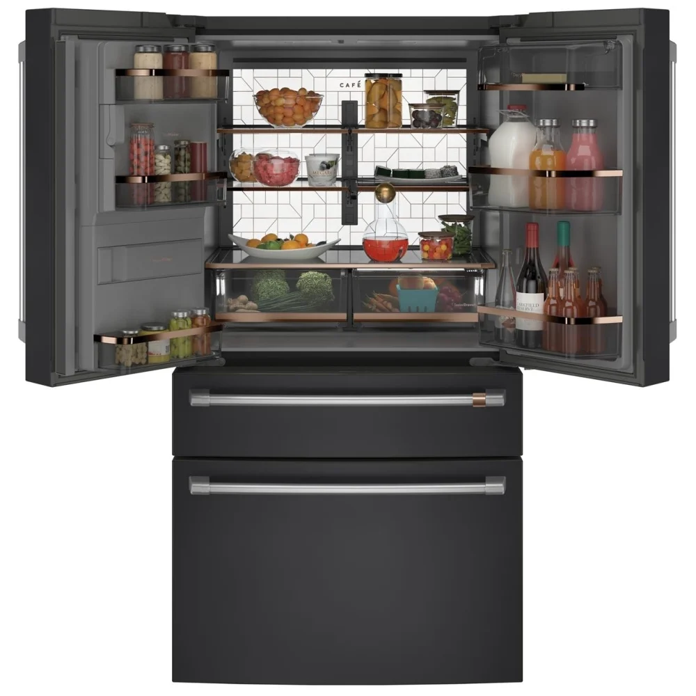 Réfrigérateur à portes françaises Café – 36 pouces, noir – CVE28DP3ND1 – Image 3