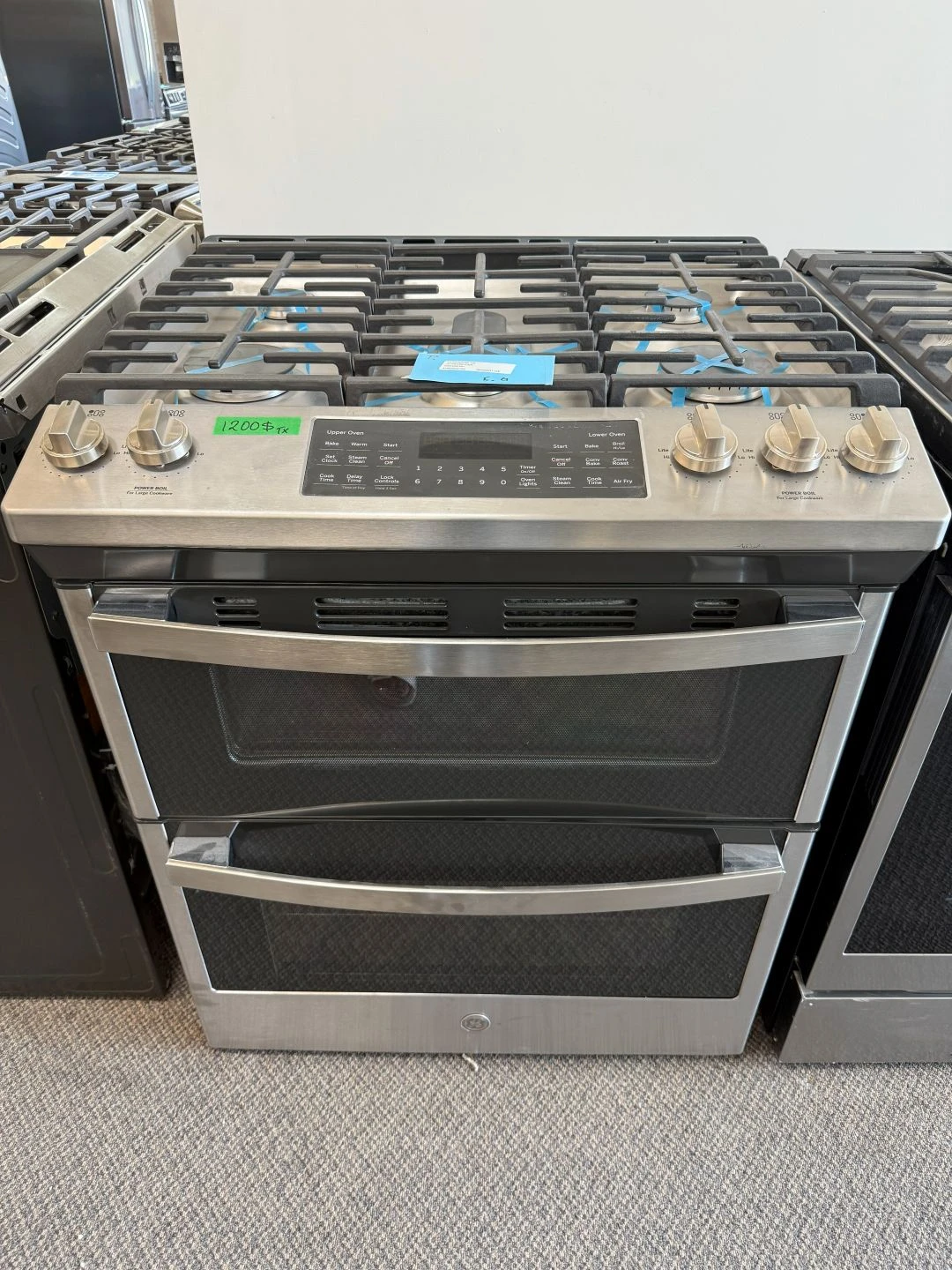 Cuisinière à gaz GE – 30 pouces, 6,7 pi³, inox – JCGSS86SPSS – Image 8