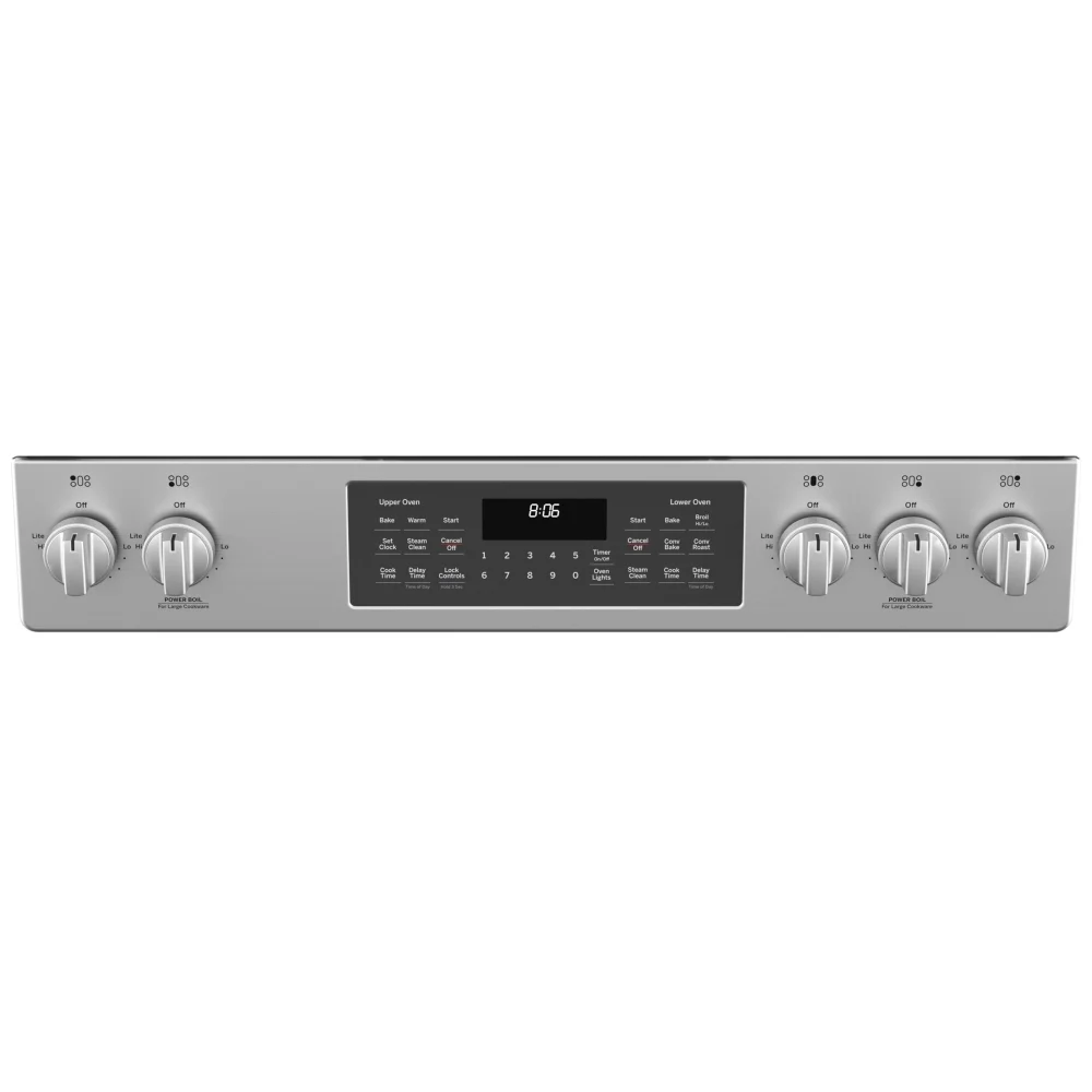 Cuisinière à gaz GE – 30 pouces, 6,7 pi³, inox – JCGSS86SPSS – Image 6