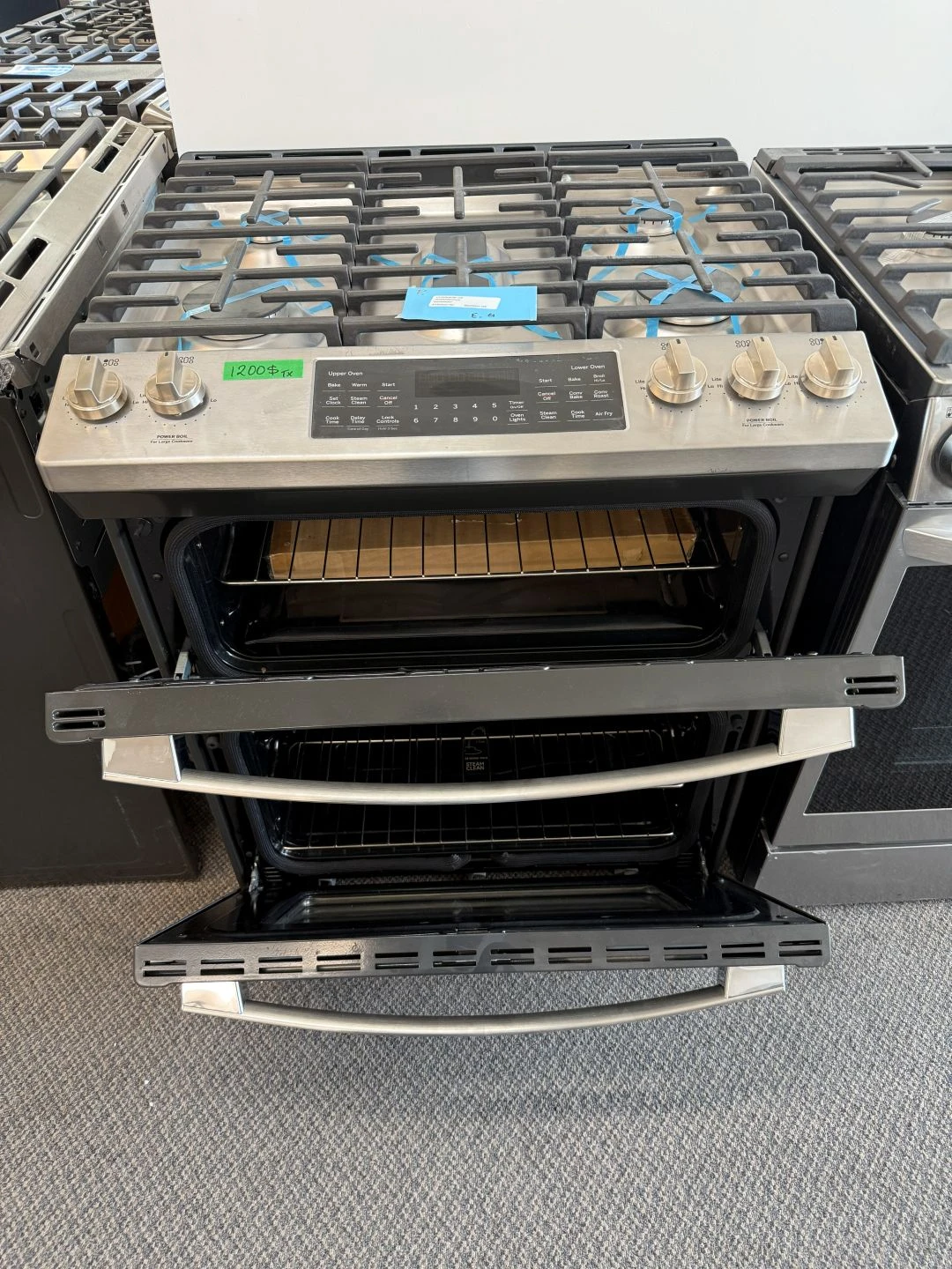 Cuisinière à gaz GE – 30 pouces, 6,7 pi³, inox – JCGSS86SPSS – Image 9