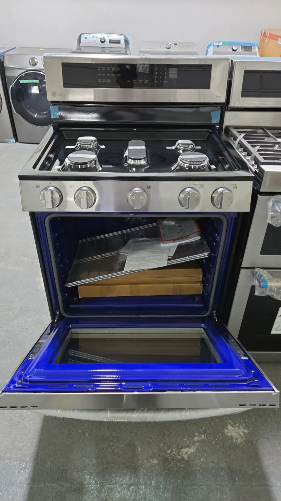 Cuisinière à gaz LG – 30 pouces, 5,8 pi³, inox – LRGL5825F - Image 7