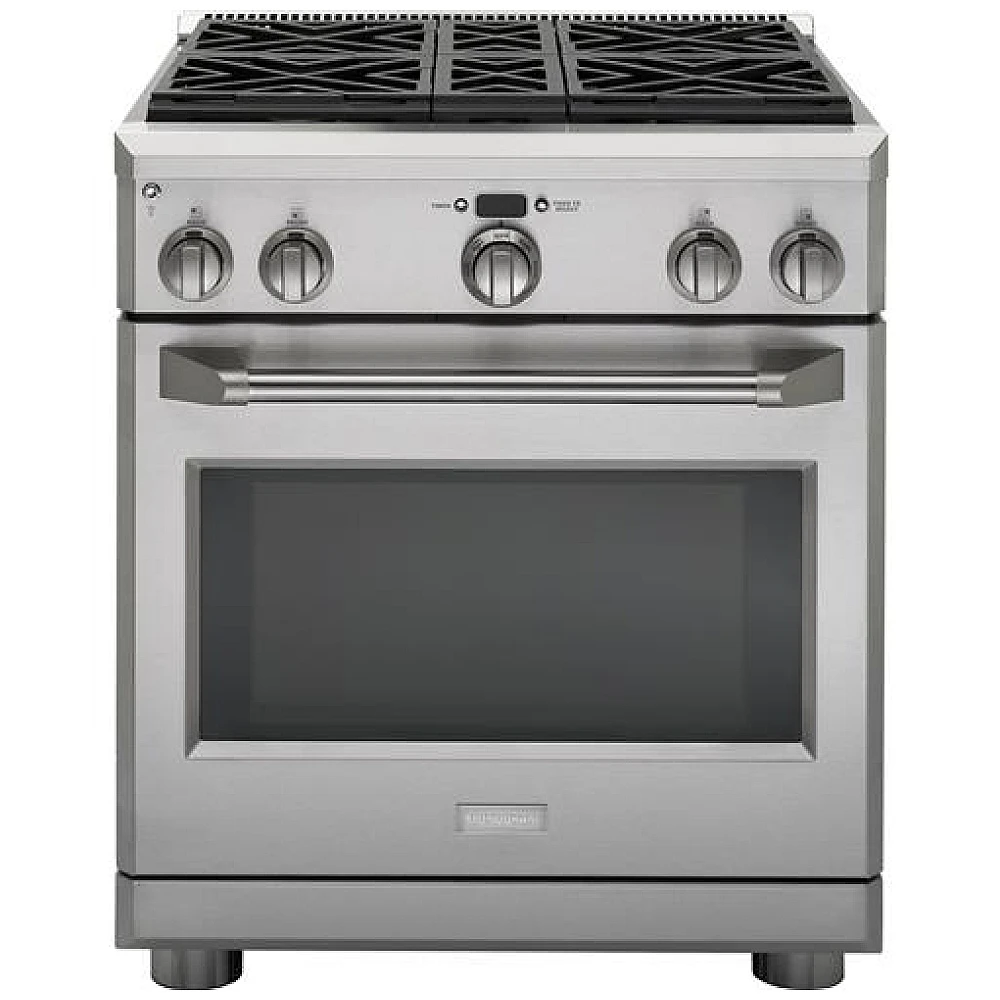 Cuisinière à gaz Monogram – 30 pouces, 5,7 pi³, acier inoxydable – ZGP304NR5SS