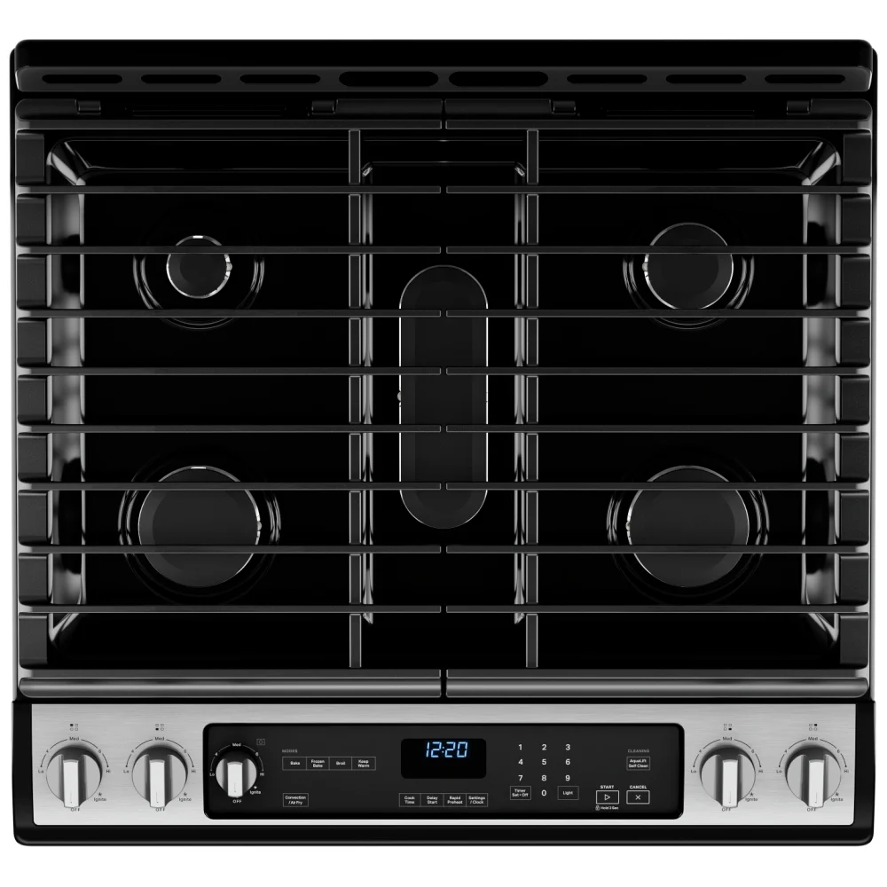 Cuisinière à gaz Whirlpool – 30 pouces, 5,8 pi³, inox – WEG745H0LZ – Image 4