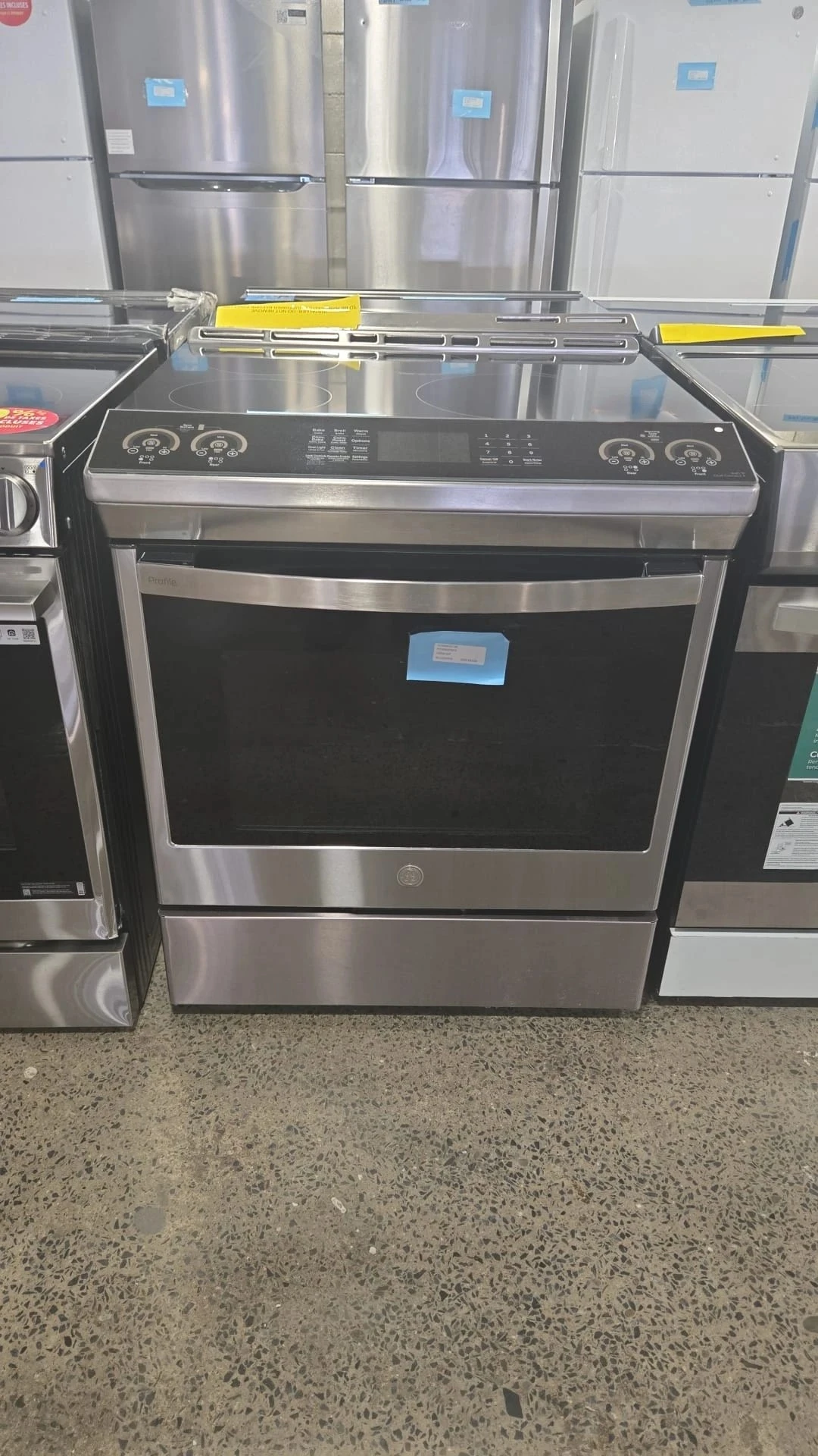 Cuisinière à induction GE Profile – 30 pouces, 5,3 pi³, inox – PCHS920YMFS – Image 5