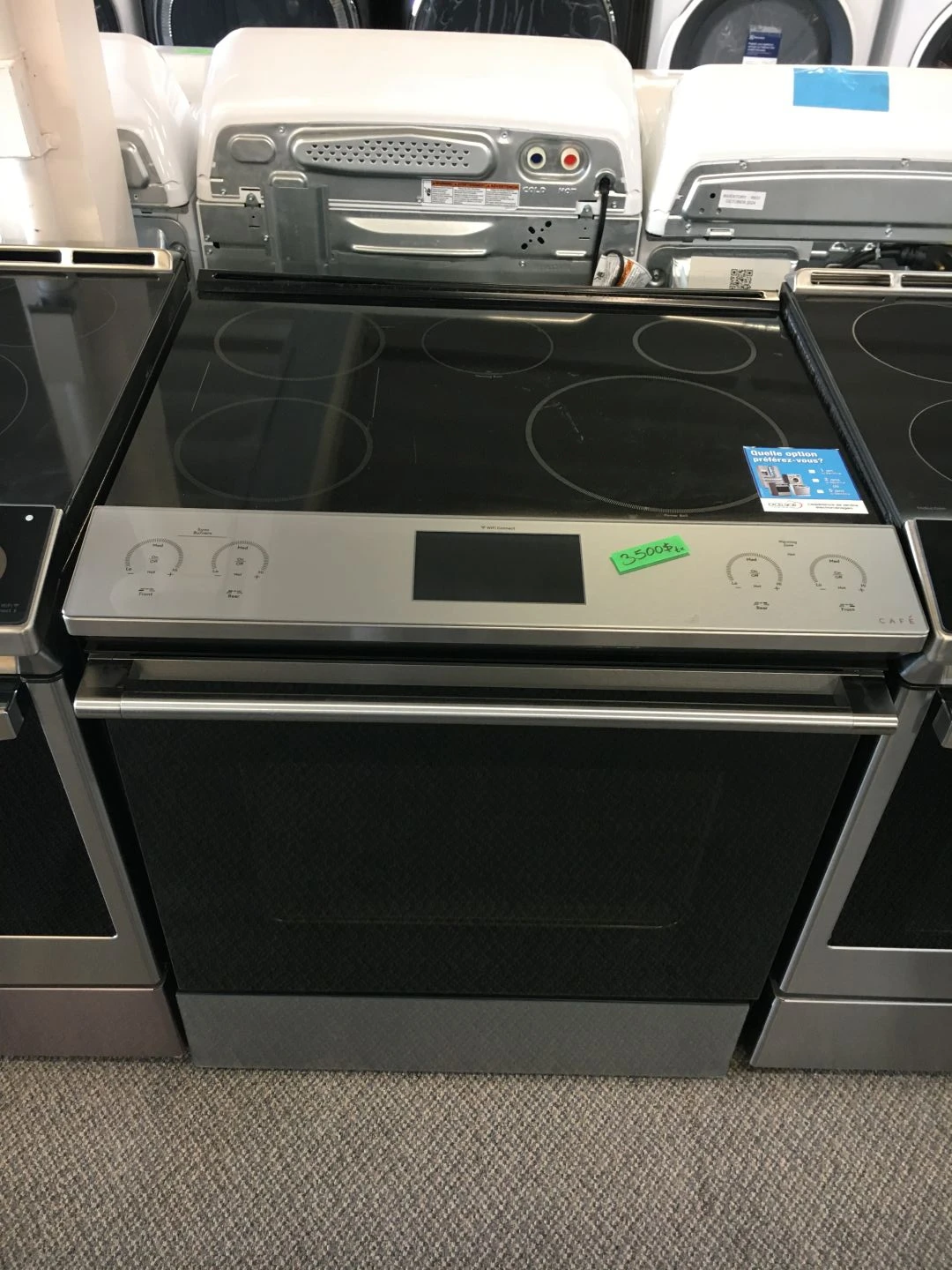 Cuisinière électrique GE Café – 30 pouces, 5,7 pi³, platine – CHS900M2NS5 – Image 7