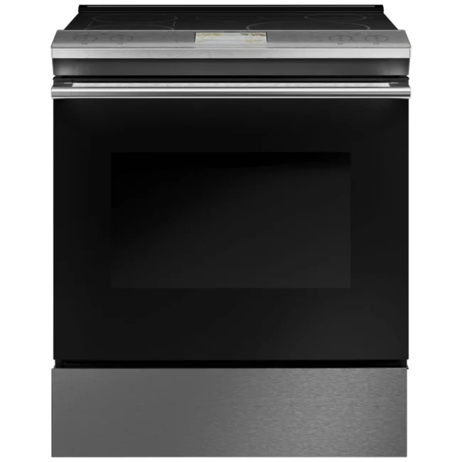 Cuisinière électrique GE Café – 30 pouces, 5,7 pi³, platine – CHS900M2NS5