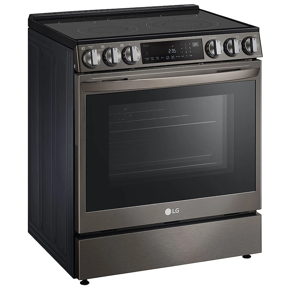 Cuisinière électrique LG – 30 pouces, 6,3 pi³, inox noir – LSEL6335D – Image 3