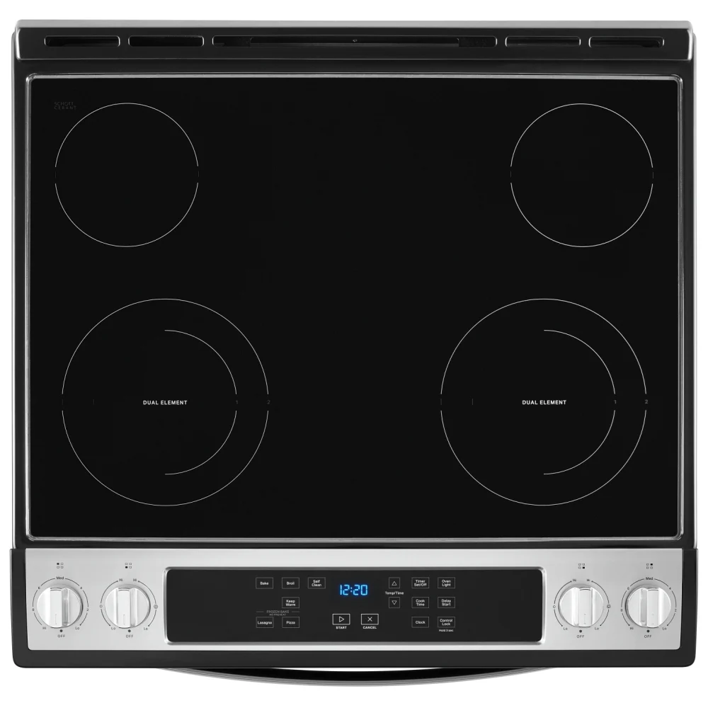 Cuisinière électrique Whirlpool – 30 pouces, 4,8 pi³, 3 000 W, inox – YWEE515S0LS – Image 4
