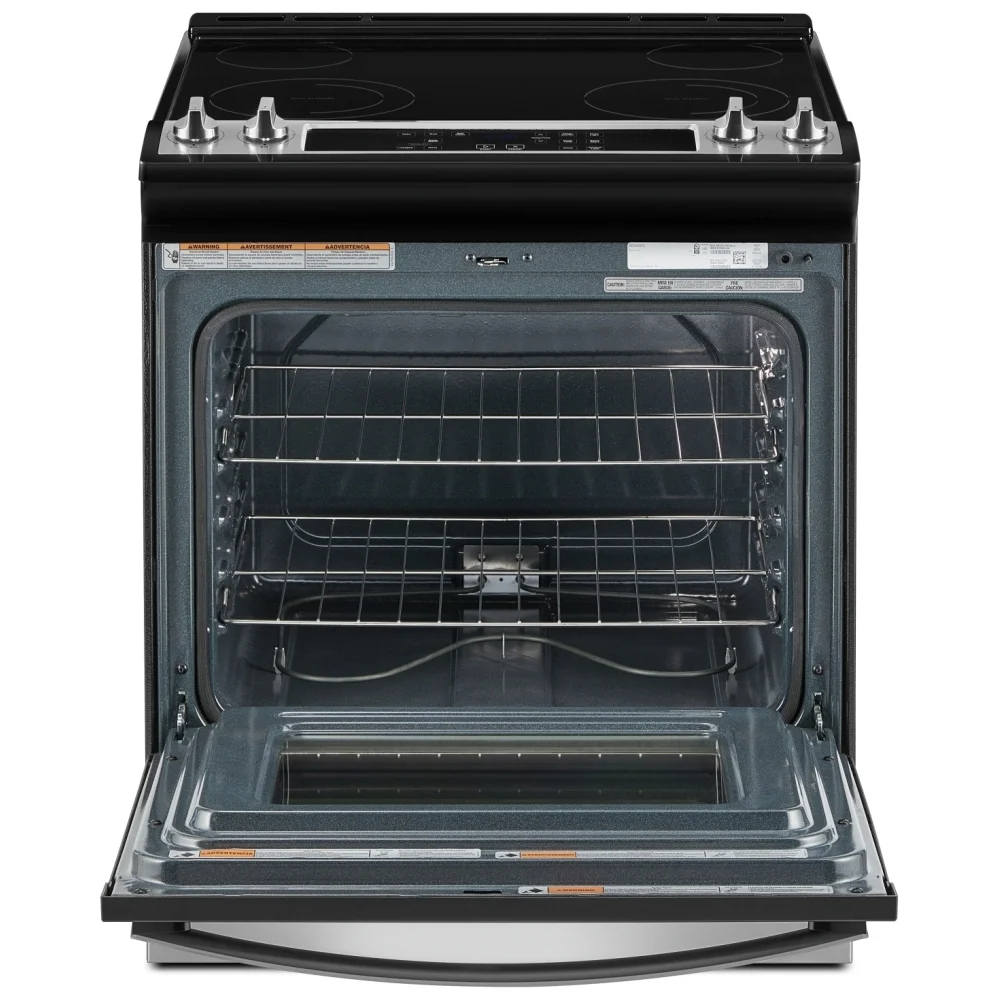 Cuisinière électrique Whirlpool – 30 pouces, 4,8 pi³, 3 000 W, inox – YWEE515S0LS – Image 2