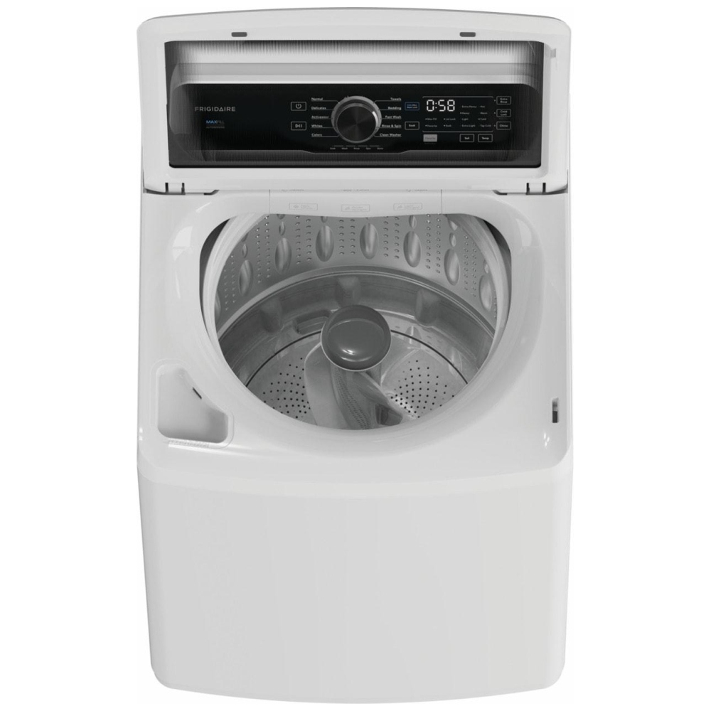 Ensemble laveuse et sécheuse Frigidaire – 27 pouces, 5.1 pi³ / 7.0 pi³, chargement par le haut, blanc – FLVW7523BW & FLVE752CBW – Image 2