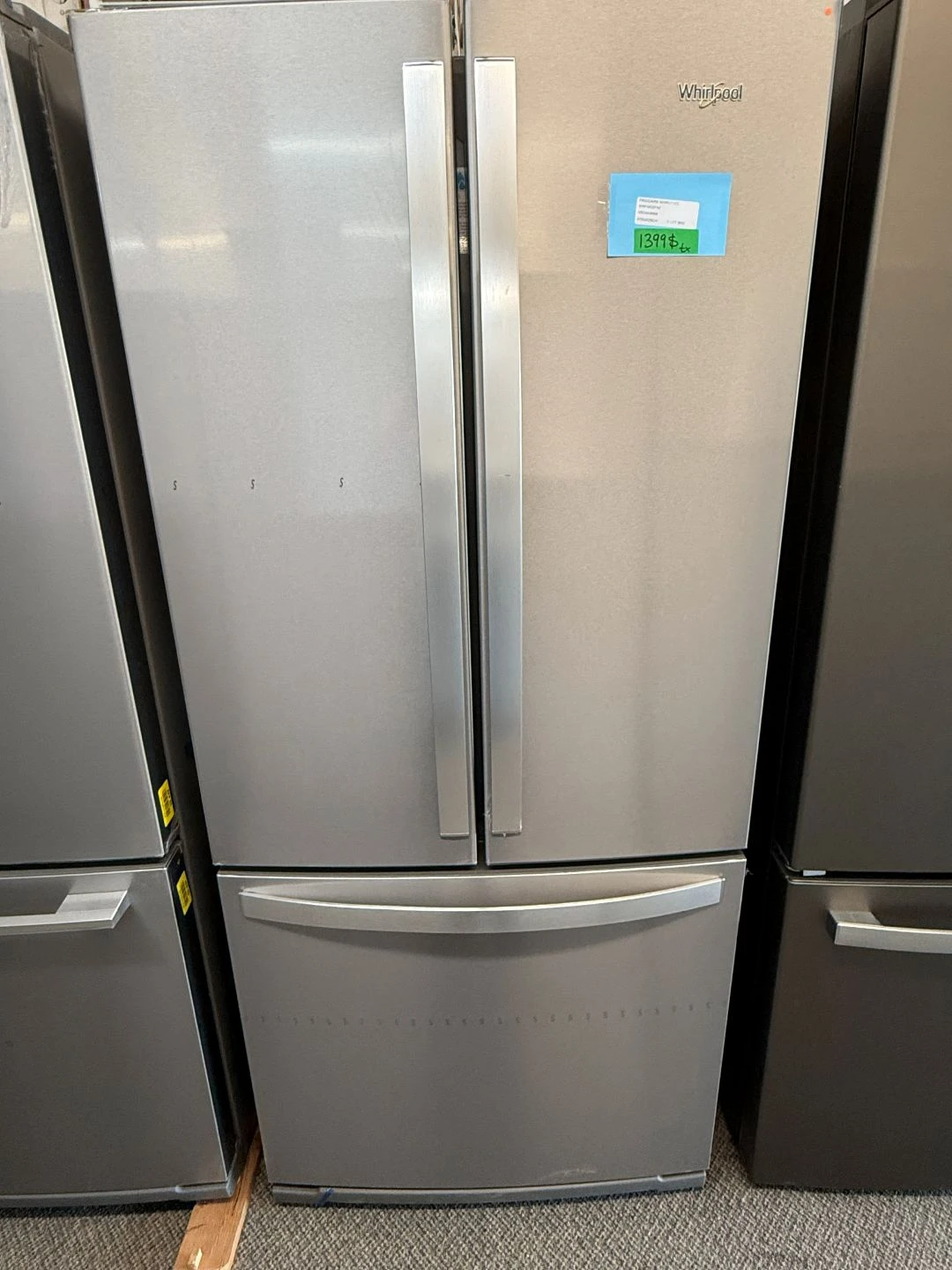 Réfrigérateur à portes françaises Whirlpool – 30 pouces, Acier inoxydable – WRF560SFHZ – Image 4