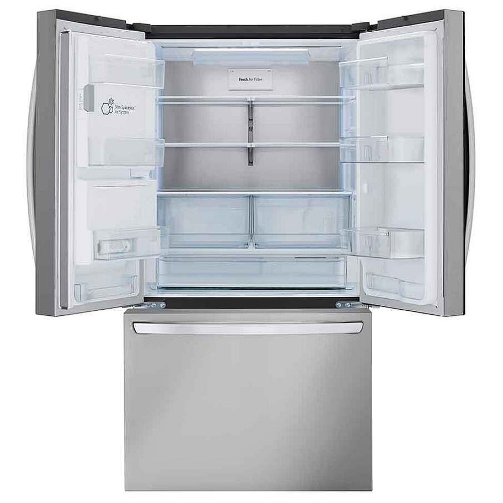 Réfrigérateur à profondeur de comptoir à portes françaises LG – 36 pouces, Acier inoxydable – LRFXC2606S – Image 2