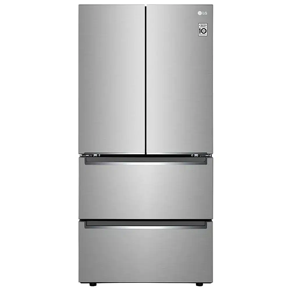 Réfrigérateur à profondeur de comptoir à portes françaises LG 33 pouces 19,0 pi³ inox – LRMNC1803S