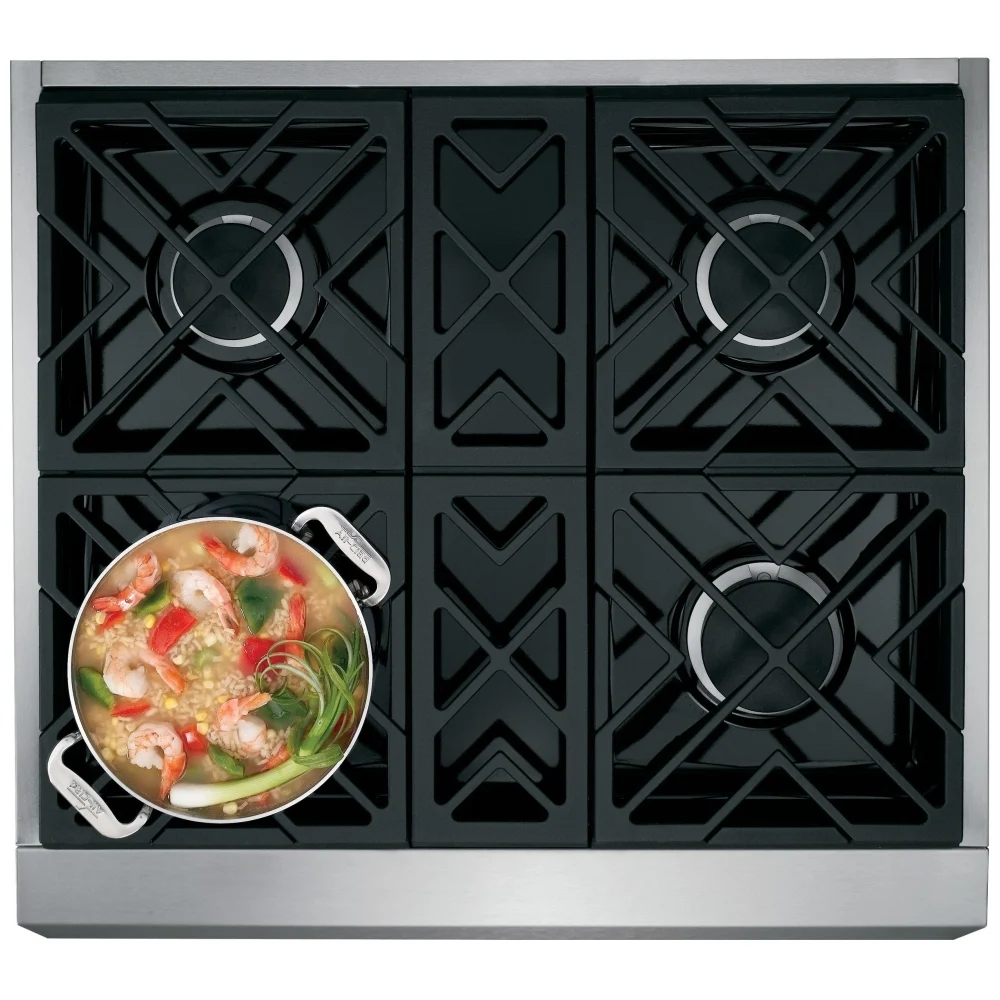 Cuisinière à gaz Monogram – 30 pouces, 5,7 pi³, acier inoxydable – ZGP304NR5SS – Image 2