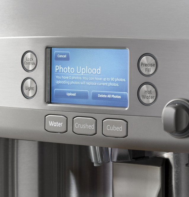 Réfrigérateur GE Café 22 pouces à profondeur comptoir portes françaises avec eau chaude – CYE22TP2MS1 – Image 3