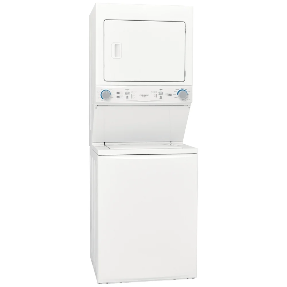 Centre de buanderie Frigidaire – 27 pouces, laveuse 4,5 pi³ & sécheuse électrique 5,6 pi³, blanc – FLCE752CAW - Image 6