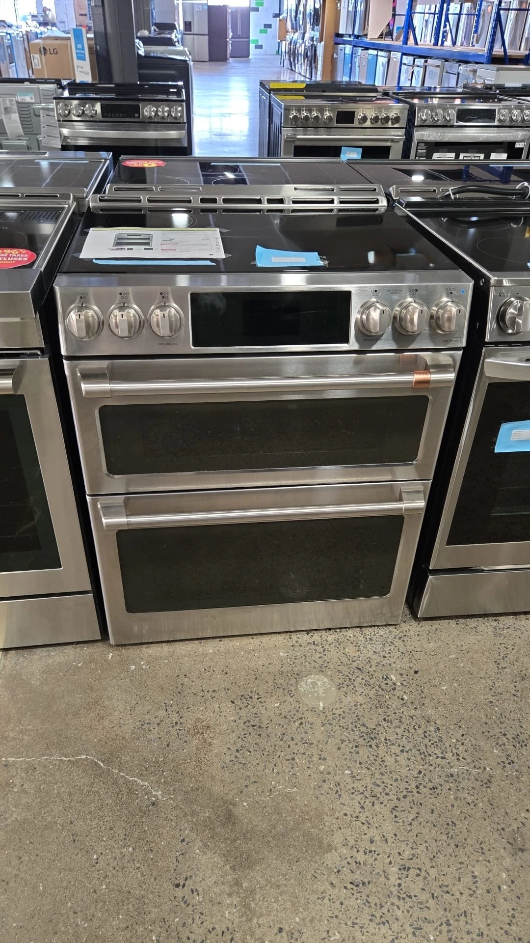 Cuisinière à induction GE Café – 30 pouces, 7 pi³, inox – CCHS950P2MS1 – Image 7