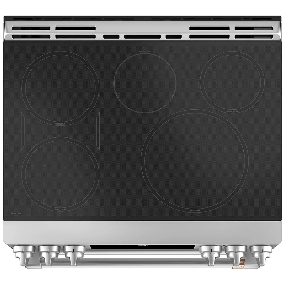 Cuisinière à induction GE Café – 30 pouces, 7 pi³, inox – CCHS950P2MS1 – Image 4