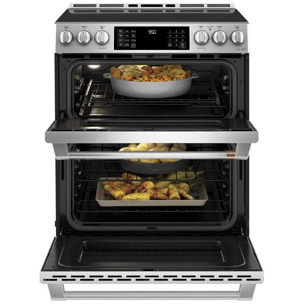 Cuisinière à induction GE Café – 30 pouces, 7 pi³, inox – CCHS950P2MS1 – Image 3