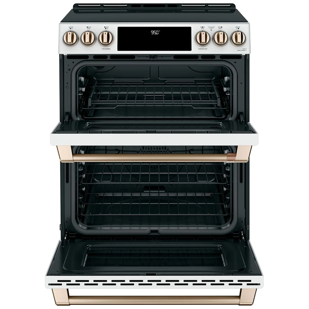 Cuisinière à induction GE Café – 30 pouces, 7 pi³, blanc – CCHS950P4MW2 – Image 2