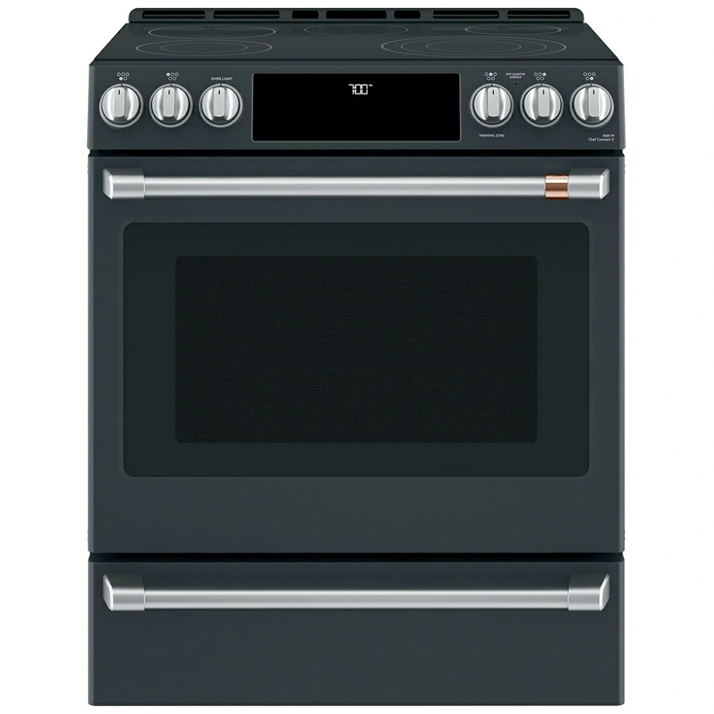 Cuisinière électrique GE Café, 30 pouces, noir – CCES700P3ND1