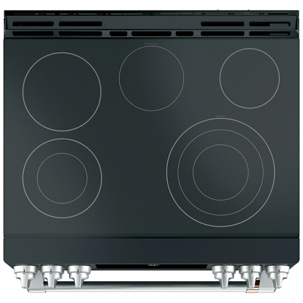Cuisinière électrique GE Café, 30 pouces, noir – CCES700P3ND1 – Image 4