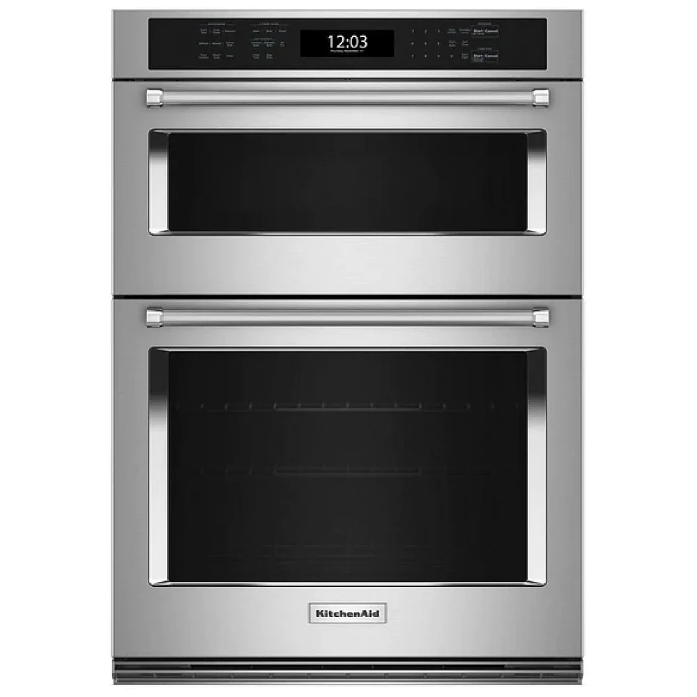 Four encastré combiné micro-ondes KitchenAid – 30 pouces, 6,4 pi³, inox – KOEC530PSS