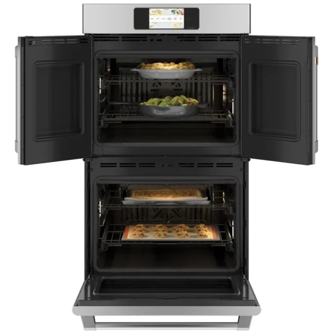 Four encastré double GE Café – 30 pouces inox – CTD90FP2NS1