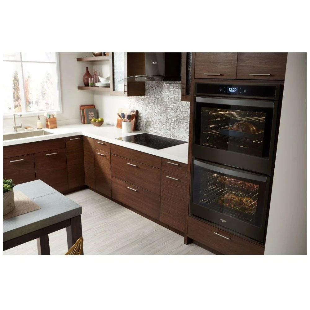 Four encastré double Whirlpool – 30 pouces, 10,0 pi³, inox noir – WOD77EC0HV – Image 5