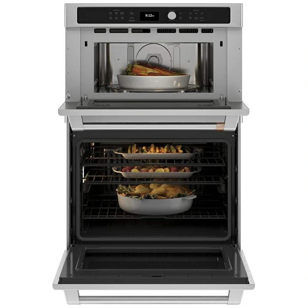 Four micro-ondes encastré GE Café, 30 pouces, inox – CTC912P2NS1 - Image 4