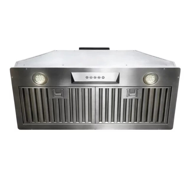 Hotte murale encastrée LUX – 30 pouces, extraction 500–870 PCM, Stainless – VB30M