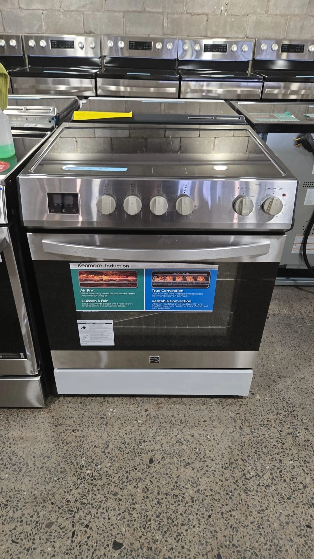 Cuisinière à induction Kenmore – 30 pouces, 5.0 pi³, convection, inox – 22-96873 – Image 3