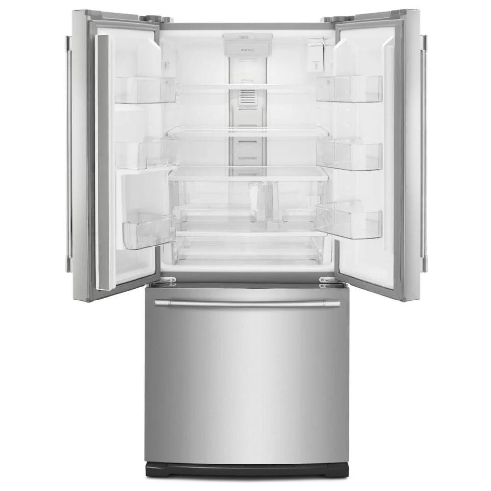 Réfrigérateur Maytag à portes françaises, 30 pouces, 20 pi³, Acier inoxydable – MFW2055FRZ - Image 2