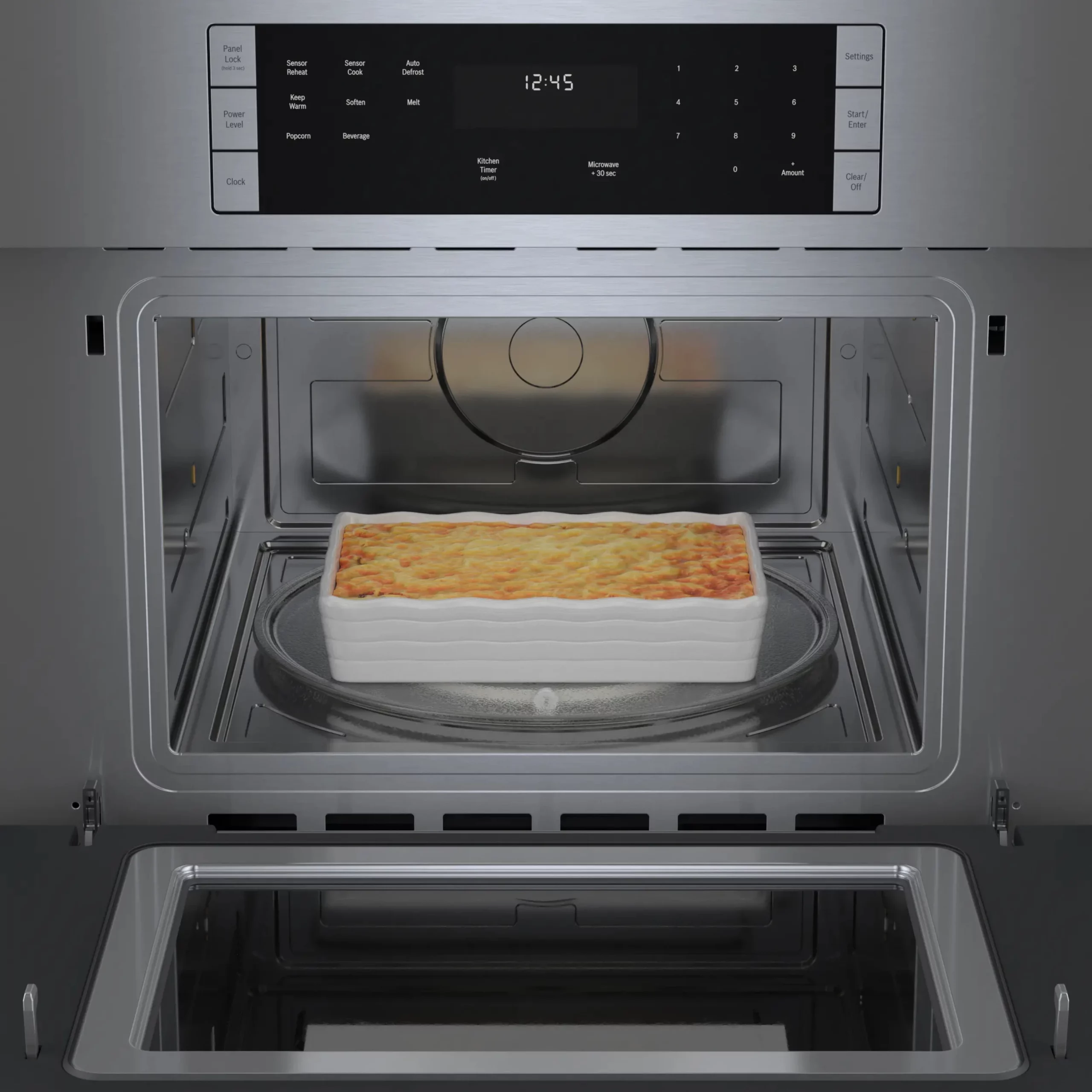 Micro-ondes encastré Bosch 500 Series – 30 pouces, 1,6 pi³, inox – HMB50152UC – Image 3