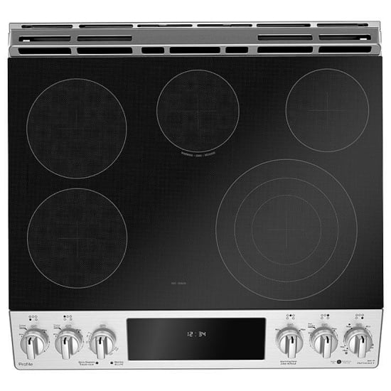Cuisinière électrique GE Profile, 30 pouces, 5,3 pi³, convection, Acier inoxydable – PCS940SYMFS – Image 4
